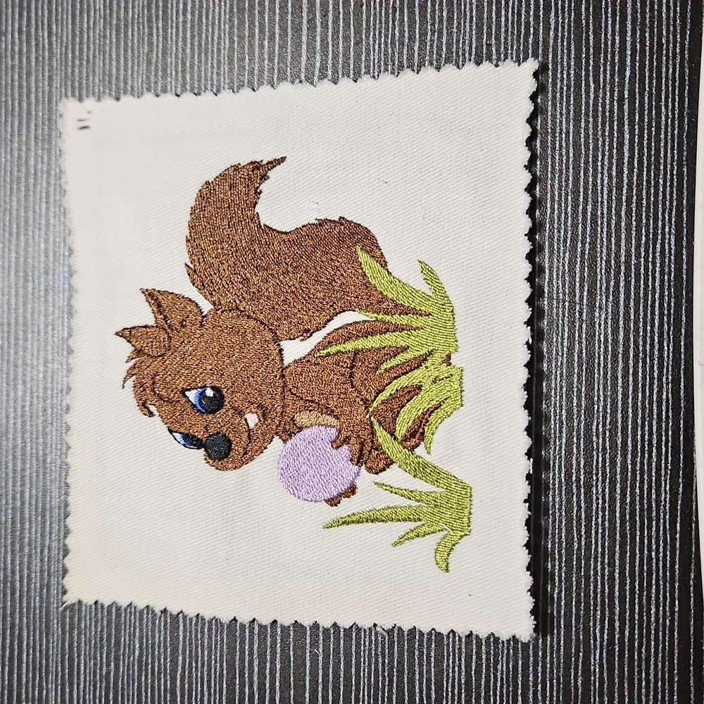 Handmade machine embroidery patch - Picture 1 of 1